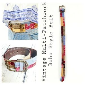 🍭💥Vintage Multi-Patchwork Boho Style Belt